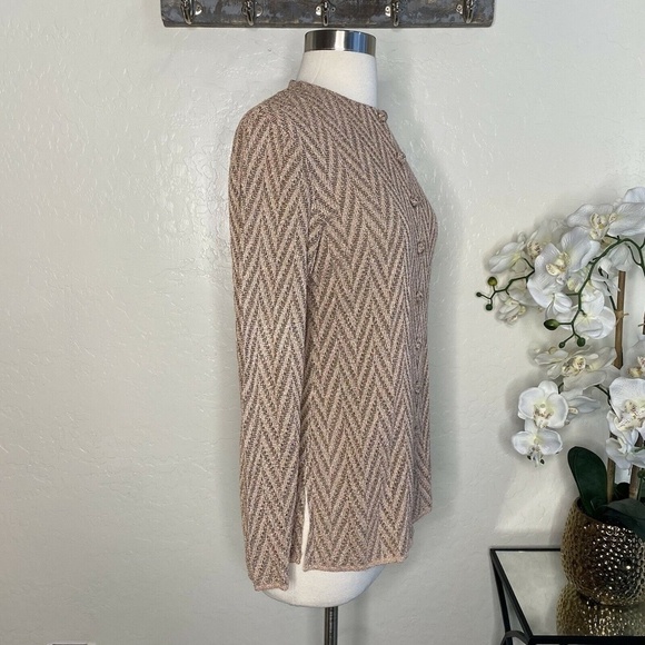 Brenda French by French Rags Knit Coral Cardigan - Picture 4 of 8